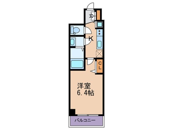 ﾌﾟﾚｻﾝｽ天神橋ｽｶｲﾙ(606)の物件間取画像